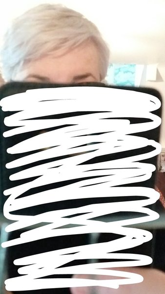 Head shave to go grey