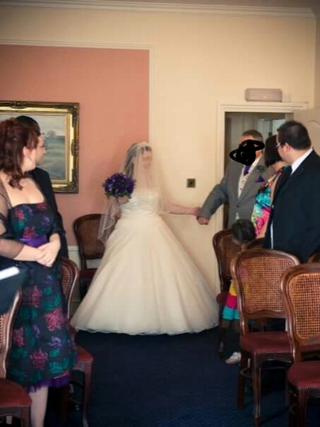 Small wedding, big dress(es). Odd?