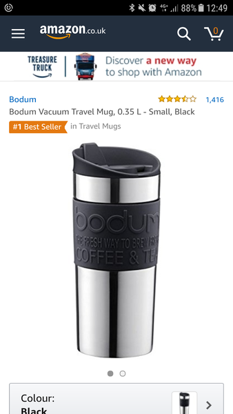 To ask for travel mug recommendations ...