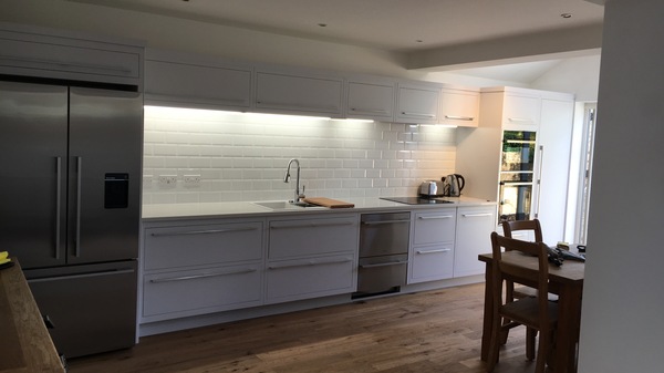 For those with white corian tops