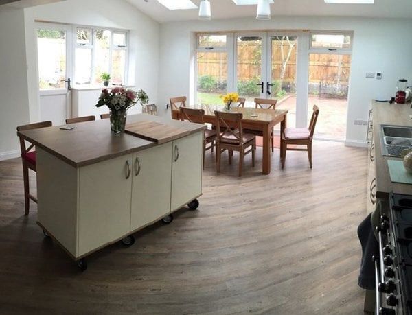 2.9m Patio Doors with Side Window Panels