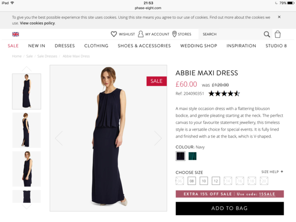 I’m 47, size 12-14 with a muffin top. Can you find me a ball gown that doesn’t make me want to cry?
