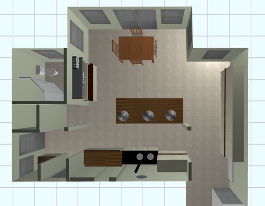 Downstairs shower or laundry room?