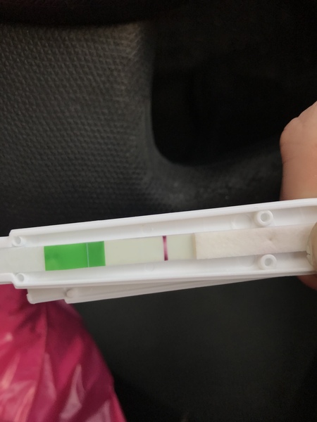 V faint (invisible probably) line?