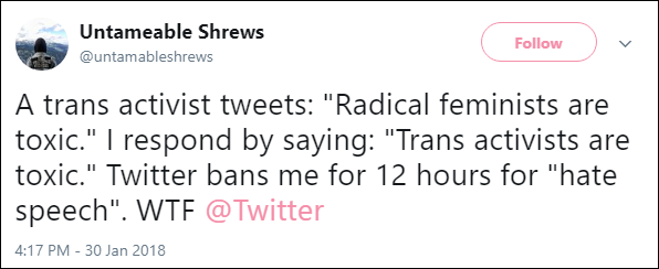 Banned from Facebook