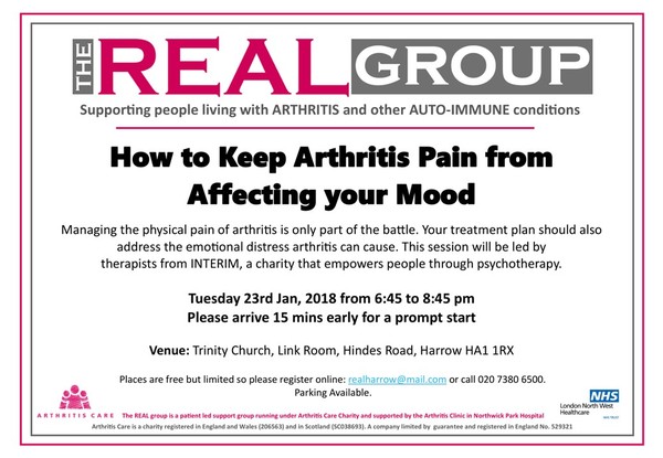 Arthritis affects your mind and body - how do you cope?