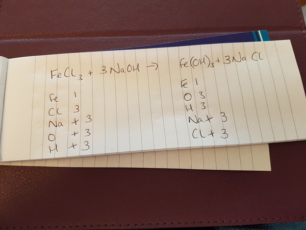 Help with balancing chemical equations