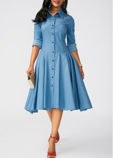 swing style shirt dresses