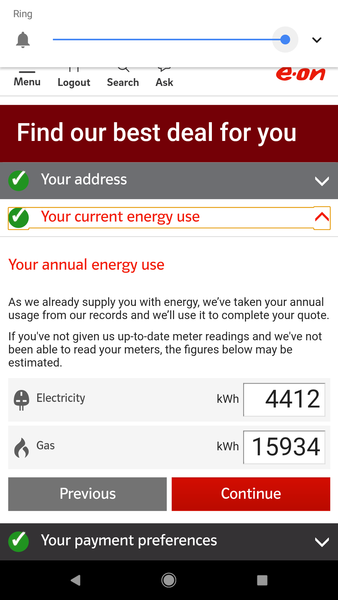 Gas and Electricity useage????  4 bed house
