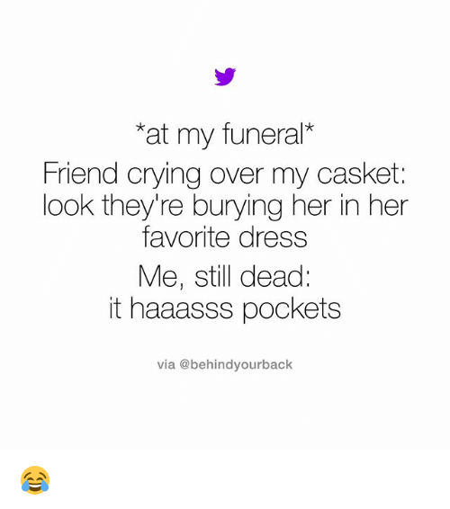To want to buy a dress with pockets