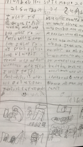 Another 'how old is this child's writing'
