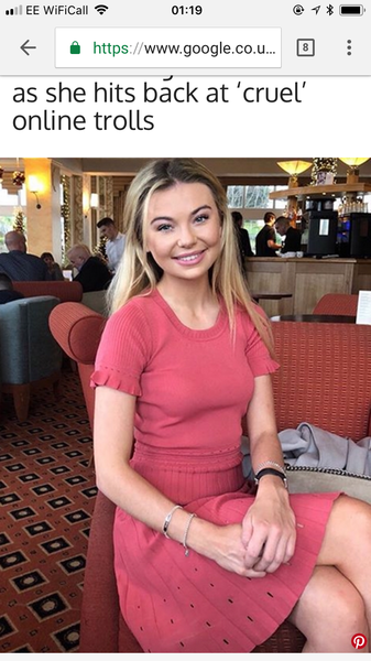 Toff's blue dress on This Morning