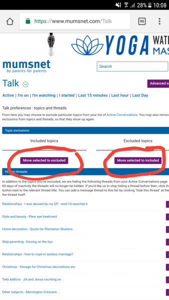 How can i hide a topic?