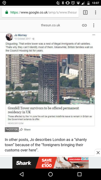 To wonder: in what context does Jo Marney think her comments would not be racist