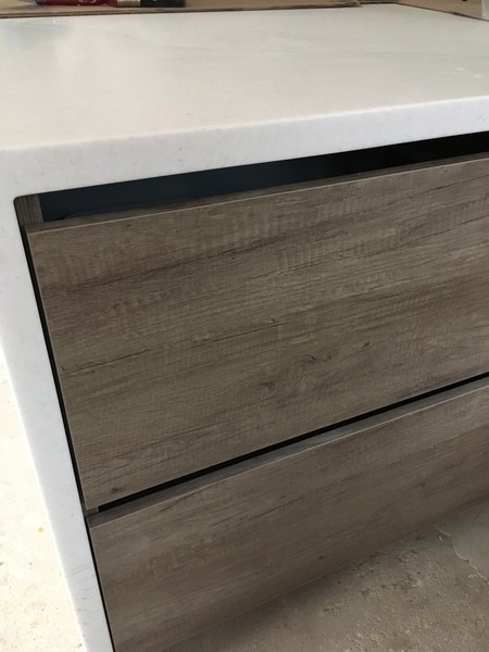 For those with white corian tops