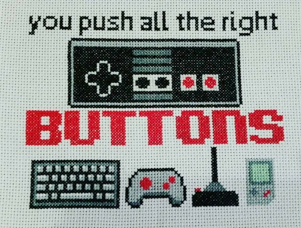 Modern cross stitch