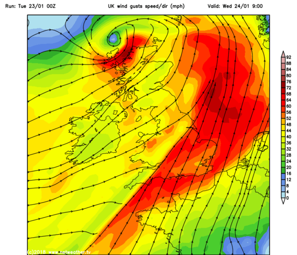 Potential very severe weather on Weds 17th/Thurs18th