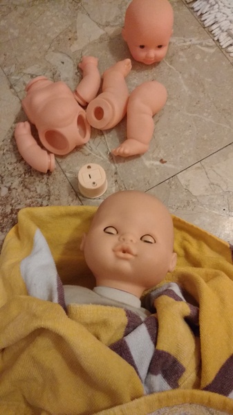 To wash baby in the machine?