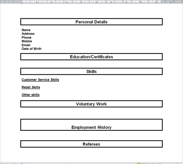 Can anybody help? Having to reapply for my job :/ need resume advice.