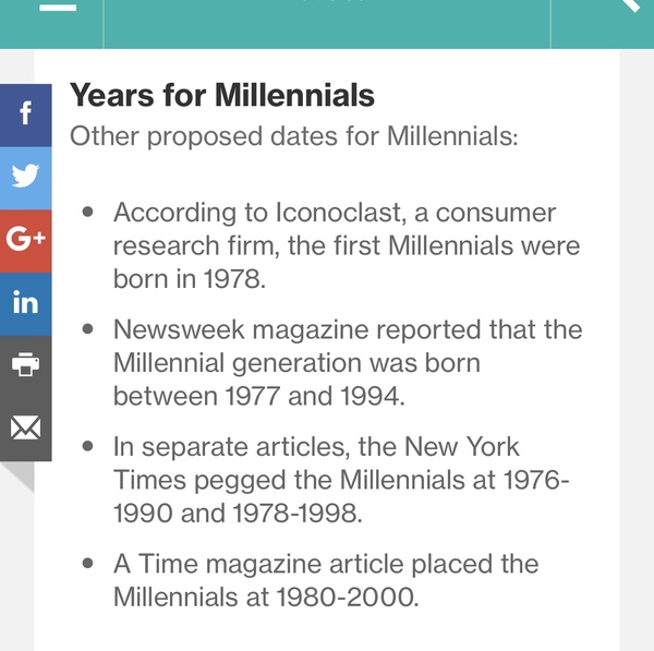 To think, as a 'millennial', that we do have it quite good?