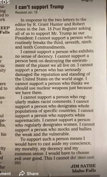 The one in which Trump orders his staff to fire Mueller, and they give him the finger