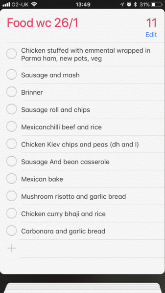 First Frugalling month of 2018 almost done , so Forging forward into Feb we go