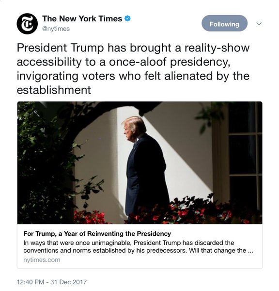 Trump 2018: Resistance is Never Futile