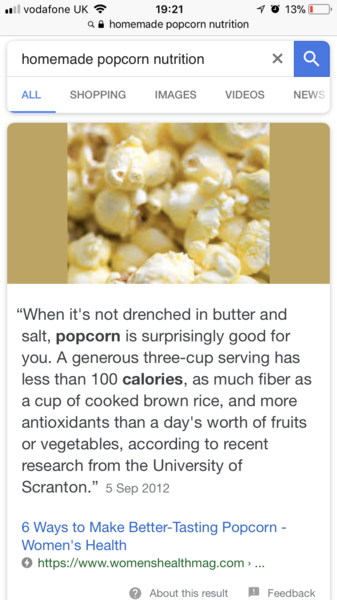 If you make your own popcorn....