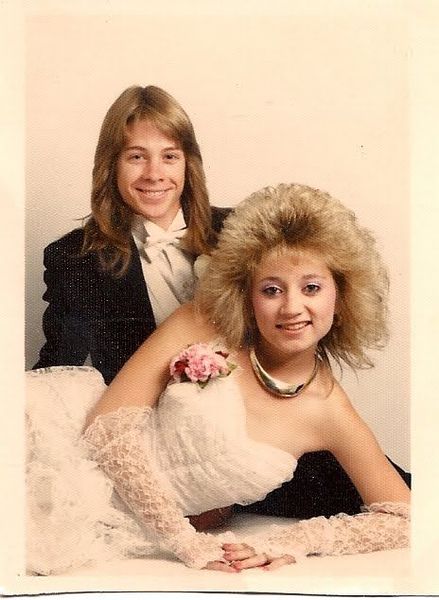 How did you wear your hair in the '80s?