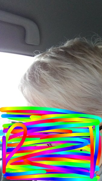 Head shave to go grey