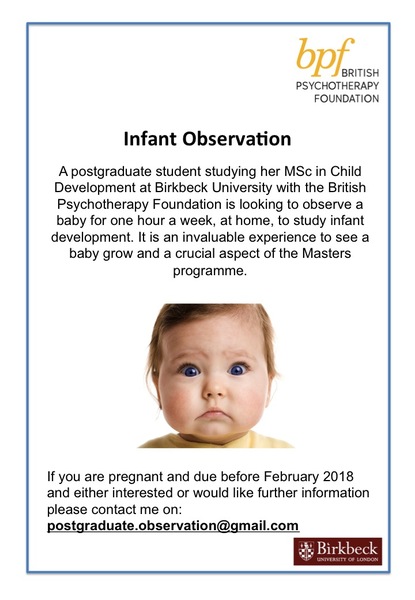 Due before March 2018?    Infant Observation