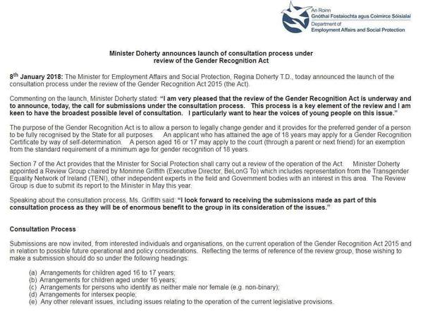 Letter from Irish feminists to British "Terfs"