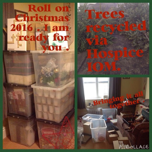 Organisation for putting away xmas decs