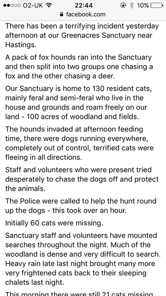 ... to feel disgusted at fox-chasing toff-twits!