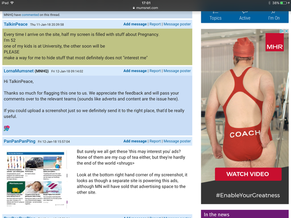 "This may also interest you" But it Utterly, utterly does not