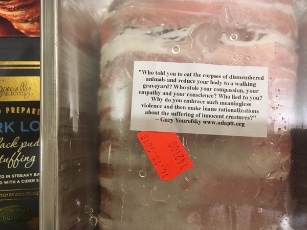 To be annoyed with Aldi meat label?