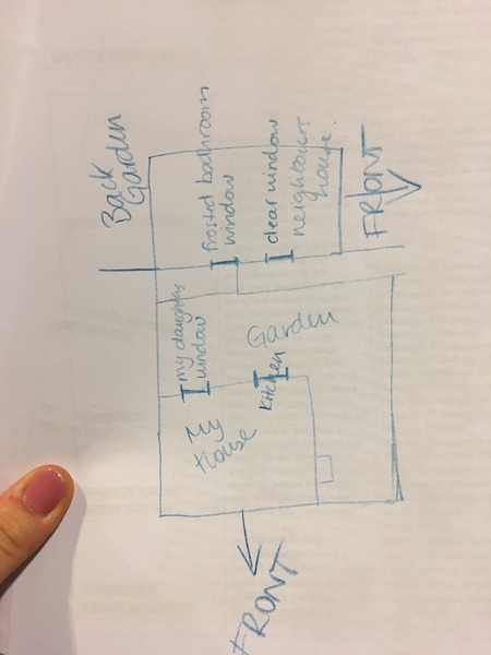 Neighbours application approved with a window overlooking our property