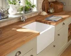 Wooden kitchen worktops