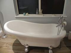 Anyone got a small slipper bath? Comfy or not?