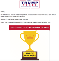 All Trump sees is green. All we see is a traitorous orange menace. Who is right? Place bets now!! (Trump continued)