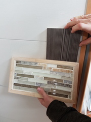 Please help me with my family bathroom! L-shaped shower bath or straight?