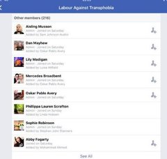 Labour Against Transphobia Facebook group