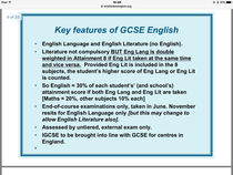 Any English teachers around?  Re mandatory GCSE requirements.