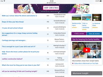 Banner ads travelling down with the page, ruining MN on my tablet!
