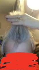 Head shave to go grey