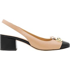 V vamp slingback flats- cool update or nasty 1980s revisit?
