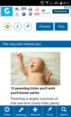 "This may also interest you" But it Utterly, utterly does not