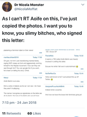 Letter from Irish feminists to British "Terfs"