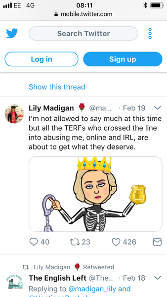 So, hands up if you have been blocked by LM on Twitter?