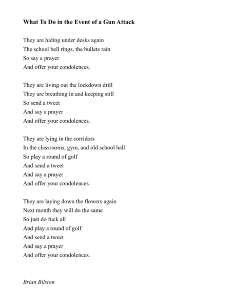 Trump Talk: or, Lift every voice and sing